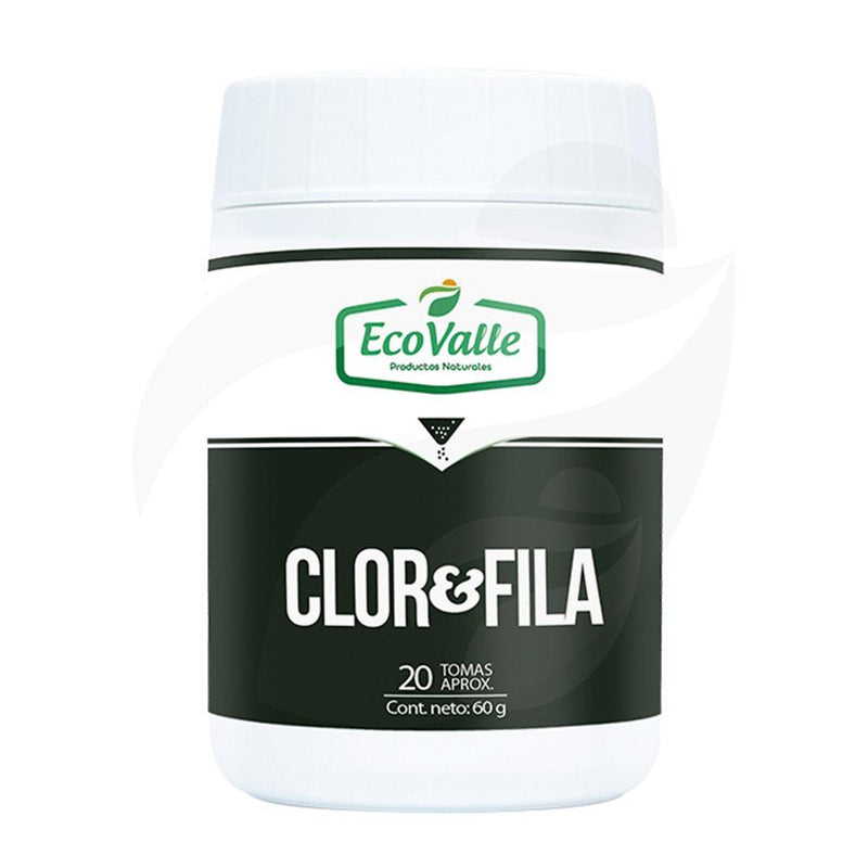 Clorofila (Alfalfa y Menta) en polvo x 60g - Tikafarma
