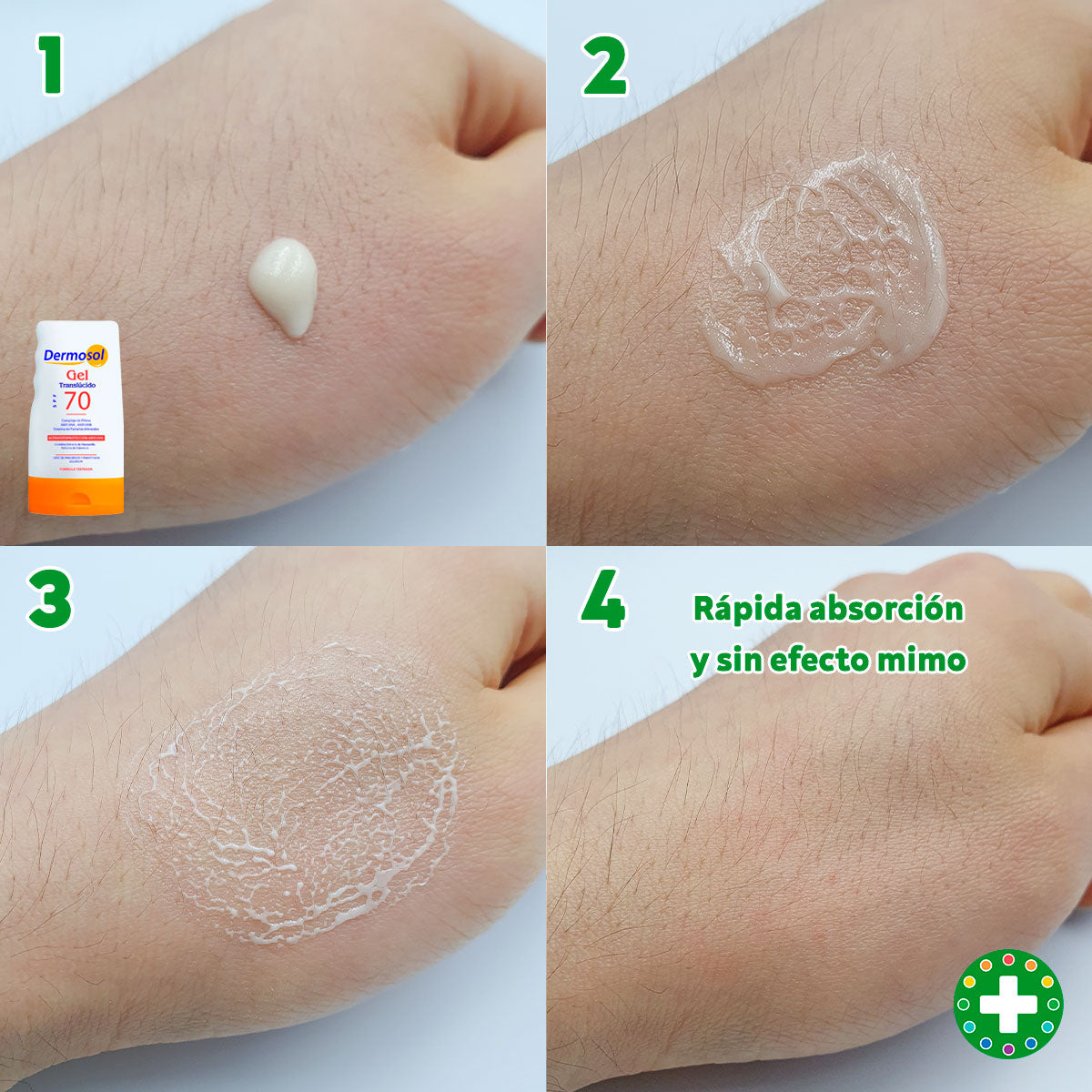 Protector Solar Dermosol Gel Translúcido SPF 70 x 60g