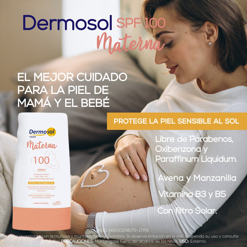 Protector Solar Dermosol Materna SPF 100