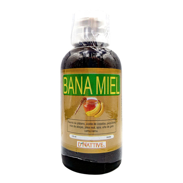 Jarabe Banamiel (Resina de Plátano + Copaiba + Propóleos) x 130ml