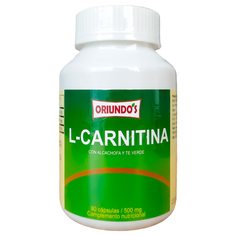 L-Carnitina en cápsulas (90 x 500mg)