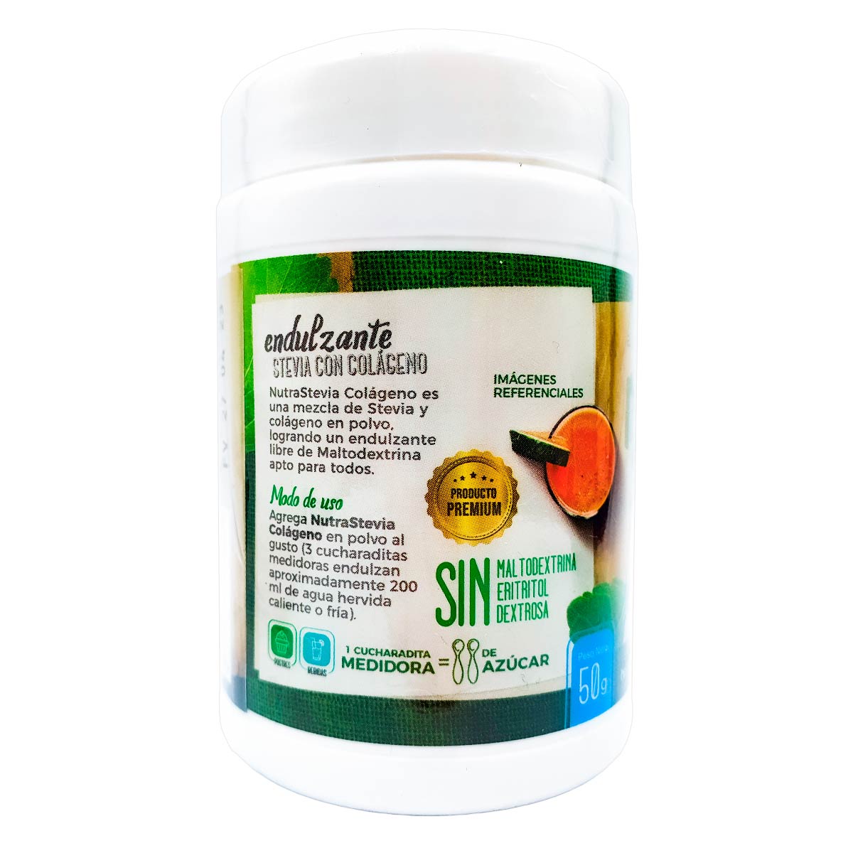 NutraStevia con Colágeno en polvo x 50g