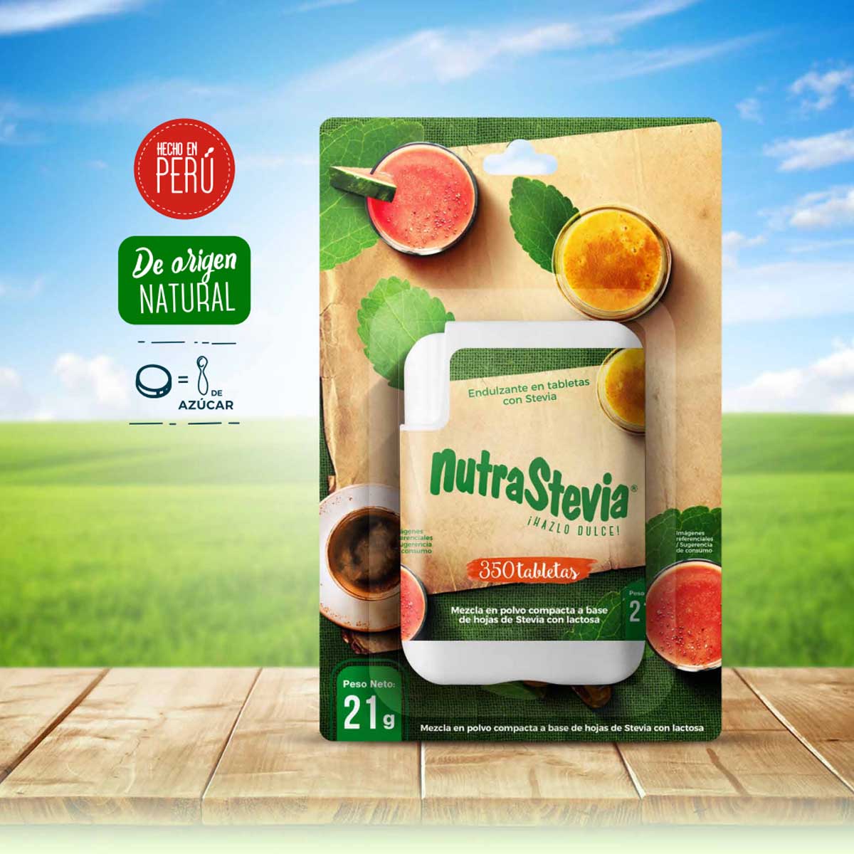 NutraStevia en tabletas x 350u