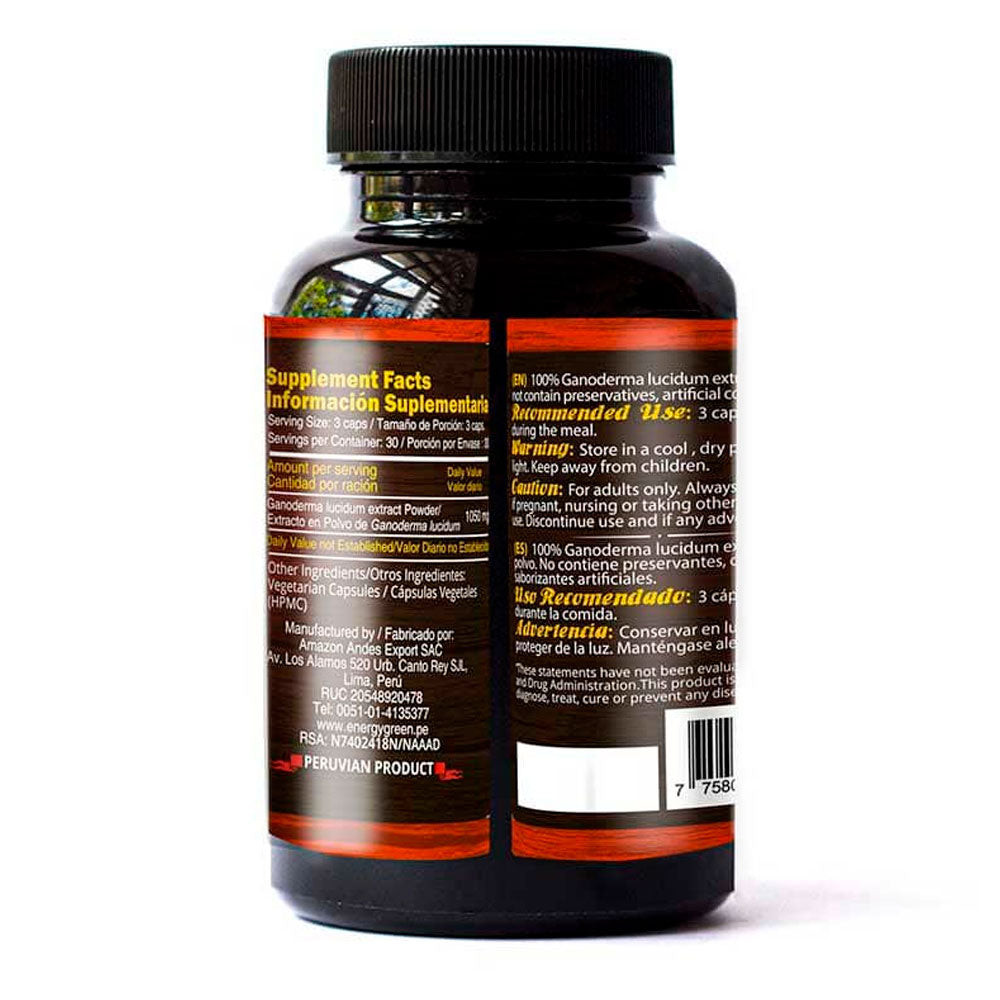 Reishi (Ganoderma Lucidum) en cápsulas (90 x 350mg)