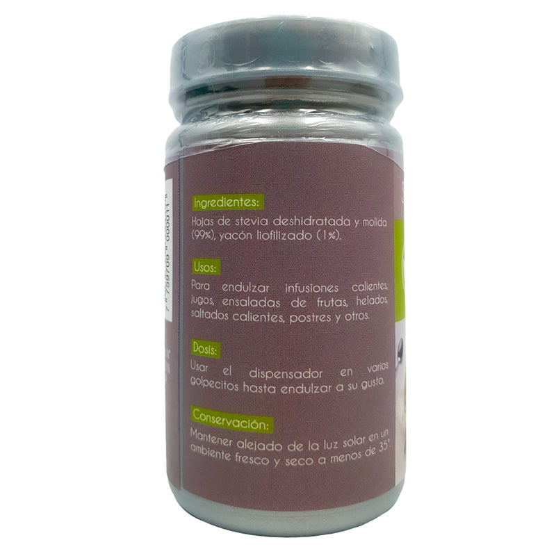 Stevia y Yacón en polvo - Ecofit x 50g