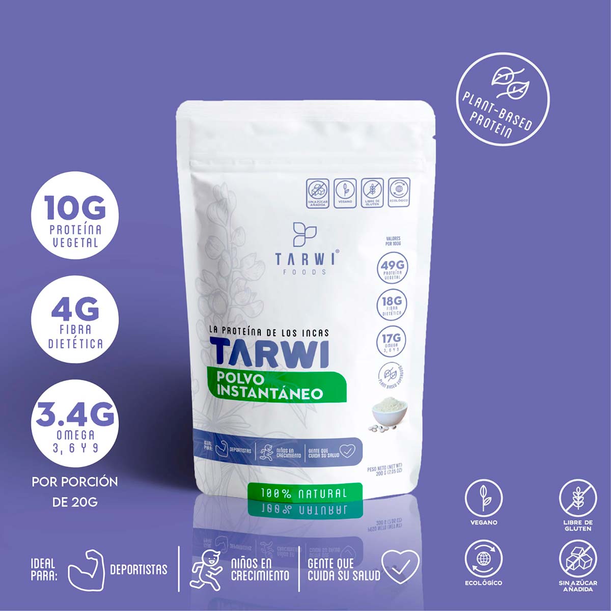Tarwi Orgánico – Proteína Vegetal Andina x 250g