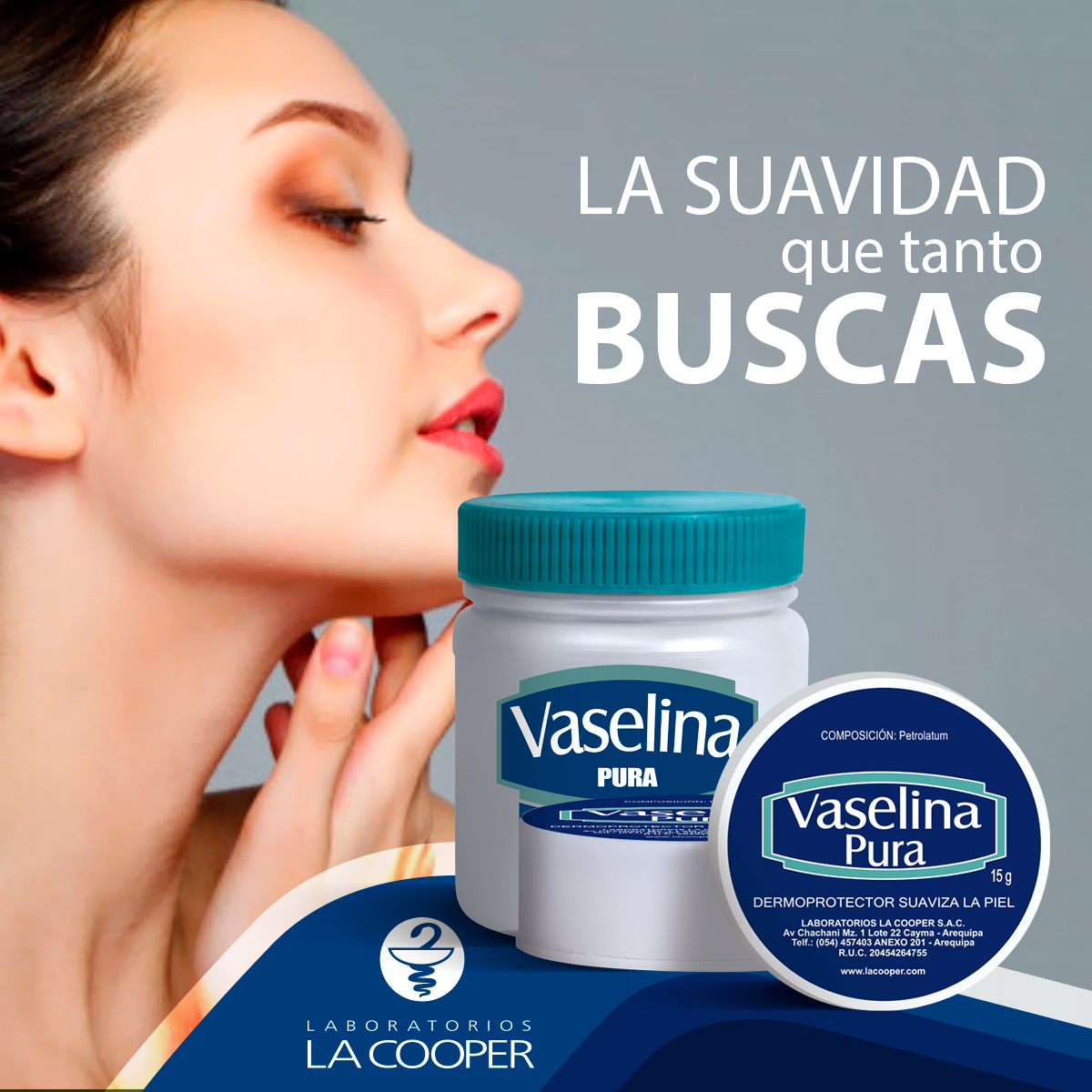 Vaselina Pura x 15g | Hidratación y Protección para Piel Seca e Irritada