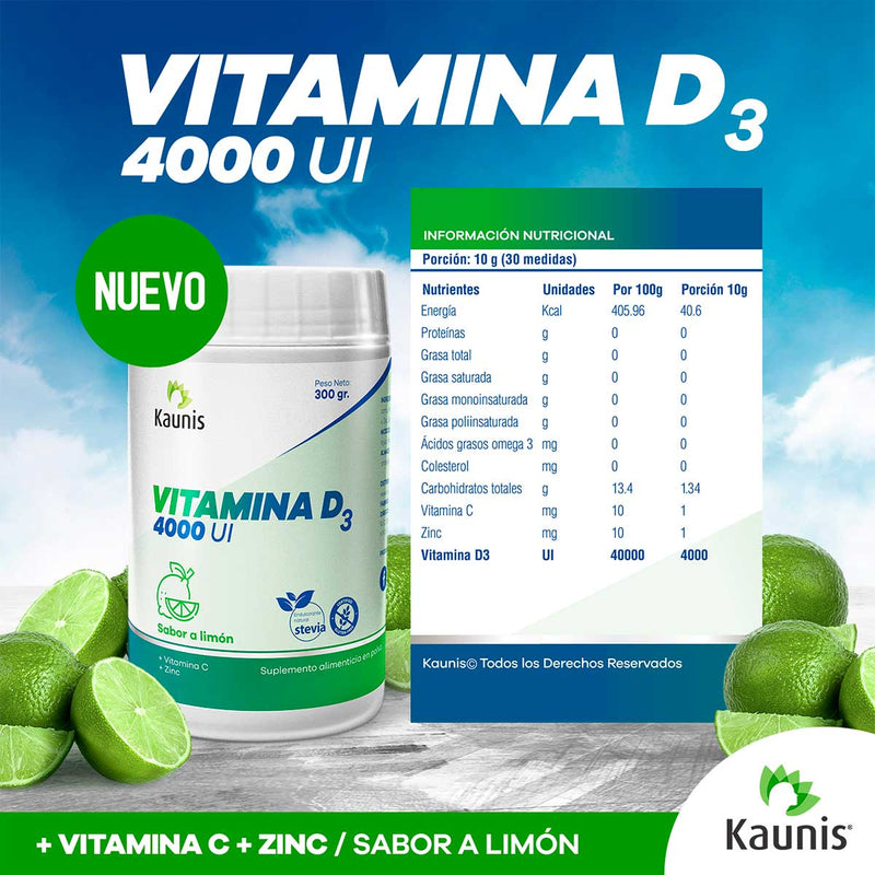 Vitamina D3 4000UI x 300g